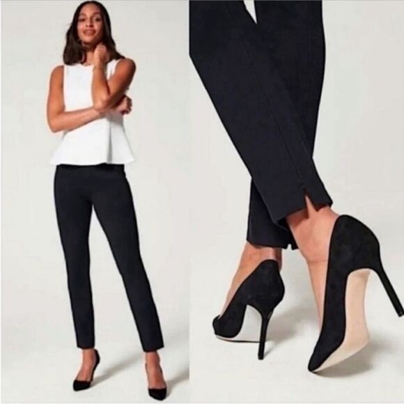 Spanx The Perfect Pant Back Seam Skinny Black - Picture 1 of 9